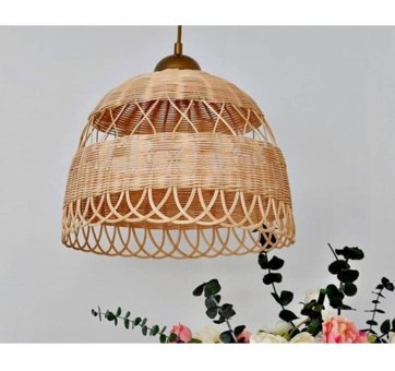 Hmydesign Tekli Beyaz Modern Hasır Salon Avize