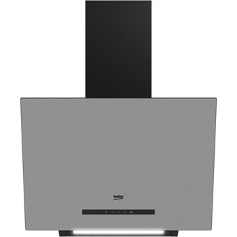 Beko ADE 61743 I 60 cm Cam Yüzey Karbon Filtreli Bacalı Duvar Tipi Davlumbaz Siyah