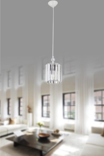 Homing Ayd-2879 Tekli Bej Baskılı Modern Kumaş Bebek-Çocuk Odası Avize