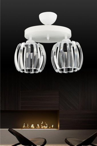 Hmydesign Luciole 3'lü Altın Spot Modern Metal Salon-Oturma Odası Avize