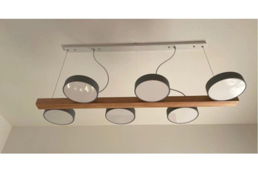 Rmdshop Ella 3'lü Siyah Cam Modern Cam Salon-Oturma Odası Avize