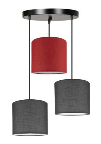 Ladco Aydınlatma Zc-314 Tekli Siyah Halka Modern Alüminyum Salon-Oturma Odası Avize