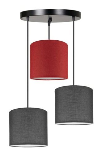 Ladco Aydınlatma Zc-314 Tekli Siyah Halka Modern Alüminyum Salon-Oturma Odası Avize