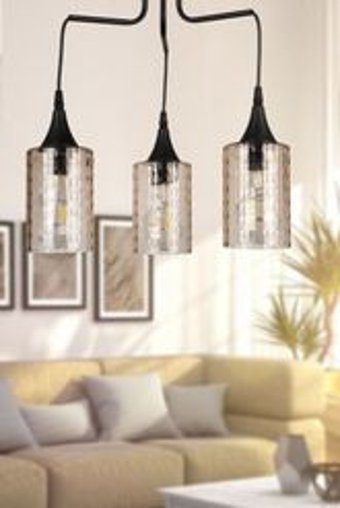 Begüsa Tekli Beyaz Ledli Modern Alüminyum Salon-Oturma Odası Avize