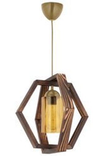 Bby Home & Desıgn Blanco Tekli Bej Sarkıt Modern Kumaş Salon-Oturma Odası Avize