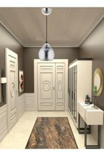 Alvina Aydınlatma Buse 2'li Beyaz Sarkıt Modern Cam Salon-Oturma Odası Avize