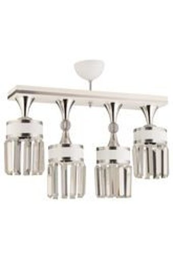 İstanbulmosaiclamps 4'lü Kahverengi Cam Otantik Cam Salon-Oturma Odası Avize