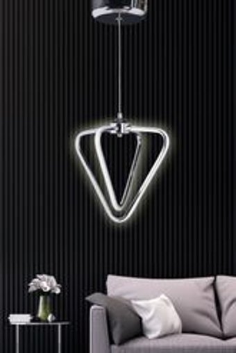 Modalight 6'lı Siyah Sarkıt Modern Ahşap Salon-Oturma Odası Avize