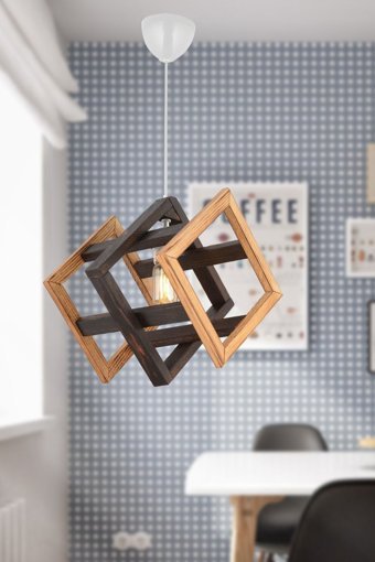 Bby Home & Desıgn Luka Tekli Beyaz Sarkıt Modern Metal Salon-Oturma Odası Avize