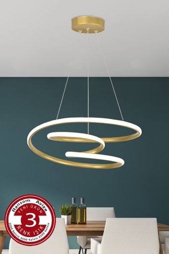Özpolataydınlatma Yıldız 3'lü Siyah Sarkıt Modern Plastik Salon-Oturma Odası Avize