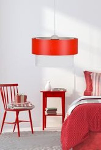 Art&Gift Tekli Beyaz Sarkıt Modern Plastik Salon-Oturma Odası Avize