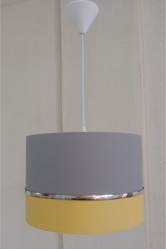 Naturel Lighting Tekli Kahverengi Halat Otantik Halat Antre-Hol Avize