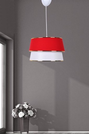 Hamm Tasarım Devir Tekli Turuncu Sarkıt Modern Cam Salon-Oturma Odası Avize