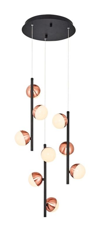 Kemx Tekli Beyaz Plastik Salon-Oturma Odası Avize