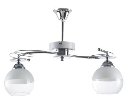 Fer Avize Axes 2'li Kahverengi Sarkıt Modern Metal Salon-Oturma Odası Avize