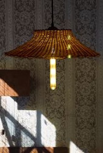 Öztürk Tekli Beyaz Metal Modern Alüminyum Salon-Oturma Odası Avize