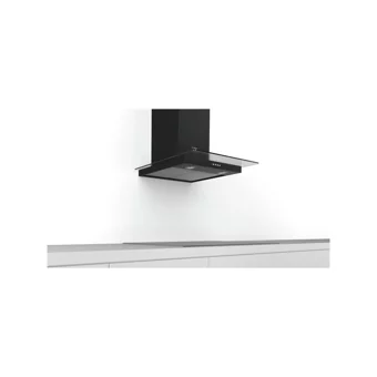Bosch DWG66CD60T 252 W 60 cm Cam Yüzey Bacalı-Bacasız Duvar Tipi Davlumbaz Siyah