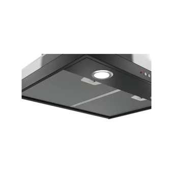 Bosch DWG66CD60T 252 W 60 cm Cam Yüzey Bacalı-Bacasız Duvar Tipi Davlumbaz Siyah