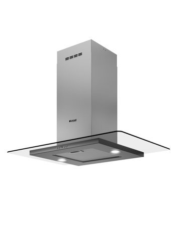 Arçelik P 51 AEI 90 cm Cam Yüzey Karbon Filtreli Bacalı-Bacasız Ada Tipi Davlumbaz Inox