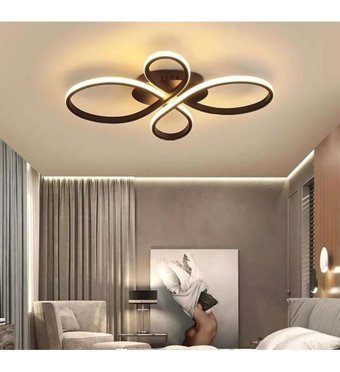 Avizella Tekli Beyaz Metal Modern Alüminyum Salon-Oturma Odası Avize
