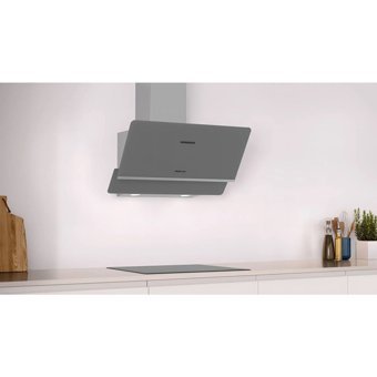 Profilo DVK8J671 80 cm Cam Yüzey Bacalı-Bacasız Duvar Tipi Davlumbaz Gri