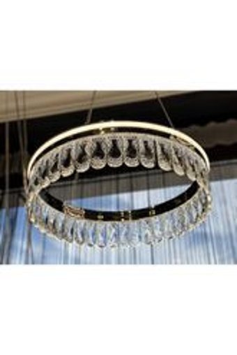 Dorbien Ar-6102-2K Tekli Bej Dobrien Modern Alüminyum Salon-Oturma Odası Avize
