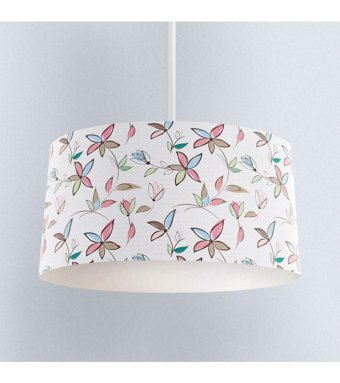 Bambaşka Moda Bmav-015 Tekli Çok Renkli Şapkalı Modern Kumaş Bebek-Çocuk Odası Avize