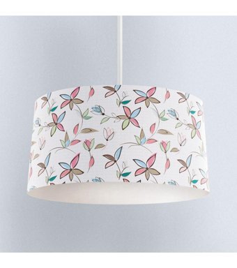 Bambaşka Moda Bmav-015 Tekli Çok Renkli Şapkalı Modern Kumaş Bebek-Çocuk Odası Avize