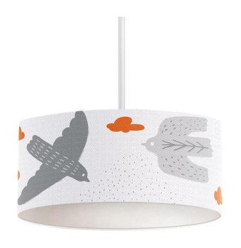 Homing Ayd-3651 Tekli Bej Kumaş Modern Kumaş Salon-Oturma Odası Avize