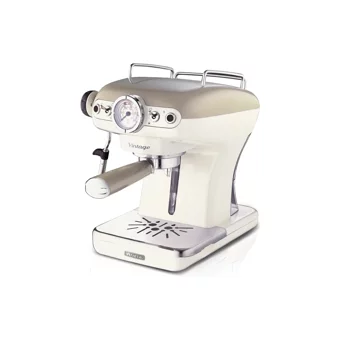 Ariete Vintage 850 W Tezgah Üstü Kapsülsüz Mini Tam Otomatik Espresso Makinesi Krem