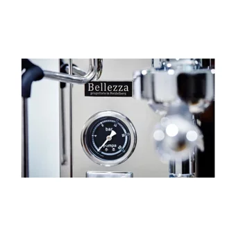 Bellezza Inizio V Leva 2000 W Paslanmaz Çelik Tezgah Üstü Kapsülsüz Manuel Espresso Makinesi Inox