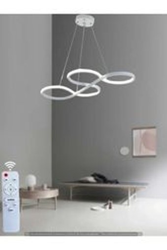 Evsehomes Tekli Turuncu Sarkıt Modern Kumaş Salon-Oturma Odası Avize