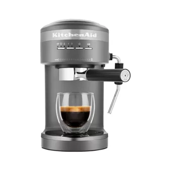 Kitchenaid 5KES6403 1470 W Tezgah Üstü Kapsülsüz Yarı Otomatik Espresso Makinesi Gri
