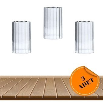 Luz Amarilla 3'lü Gri Ledli Modern Alüminyum Salon Avize