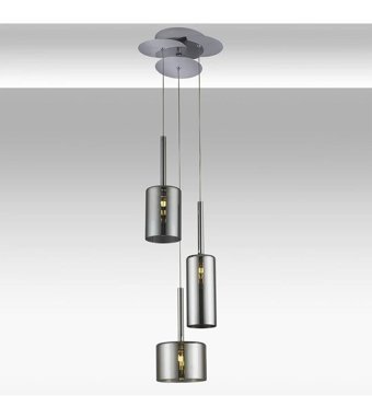 Karlıkturistik Model 15 5'li Bej Rustik Cam Salon Avize