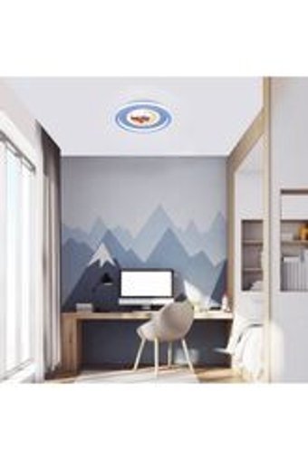 Viesteknoloji Tekli Beyaz Ledli Modern Cam Salon-Oturma Odası Avize
