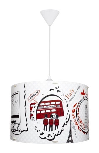 Vk Home Aydınlatma Nide Tekli Beyaz Modern Metal Salon Avize
