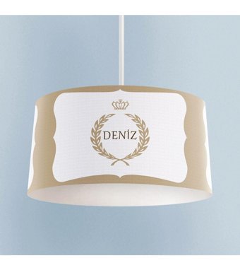 Luxshome Tekli Beyaz Plafonyer Modern Plastik Banyo Avize