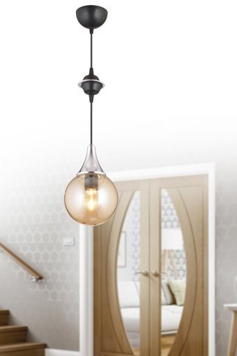 Rual Tekli Beyaz Ledli Modern Krom Salon-Oturma Odası Avize