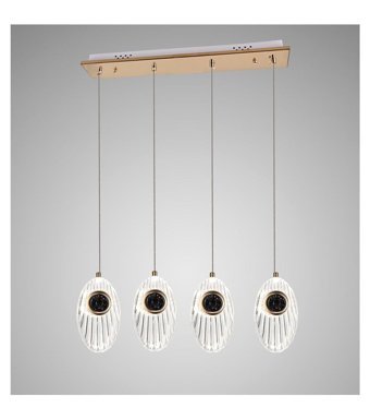 Vk Home Aydınlatma Begonya 3'lü Siyah Sarkıt Modern Halat Salon-Oturma Odası Avize