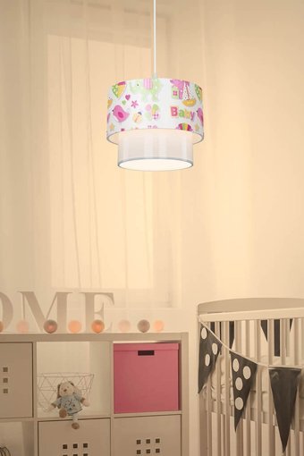 Luna Lighting 2817-6A 6'lı Siyah Küre Modern Metal Salon-Oturma Odası Avize