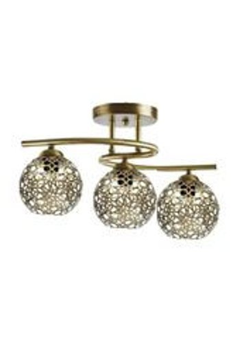 Eyshop Tekli Beyaz Kumandalı Helezon Modern Alüminyum Salon-Oturma Odası Avize