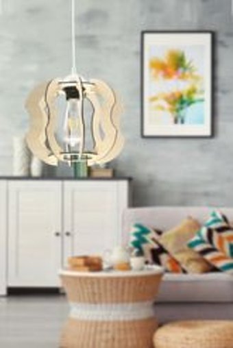Begüsa Göktuğ Tekli Altın Metal Modern Alüminyum Salon-Oturma Odası Avize