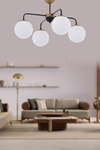 Sanctum 2'li Mavi Sarkıt Modern Alüminyum Antre-Hol Avize