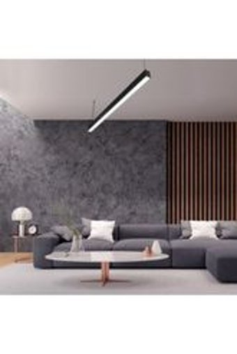 Voxlamp Lighting Solutions Tekli Altın Ledli Modern Alüminyum Salon-Oturma Odası Avize