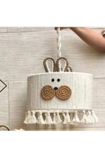 Avizemoda Tekli Siyah Sarkıt Modern Kumaş Salon-Oturma Odası Avize