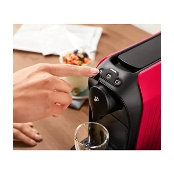 Tchibo Cafissimo Easy 1250 W Tezgah Üstü Kapsüllü Mini Yarı Otomatik Espresso Makinesi Kırmızı