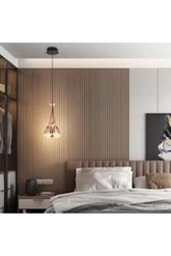 Oia Light Olr321 Belezza Tekli Bej Modern Bambu Salon Avize