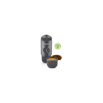 Wacaco Nanopresso Tezgah Üstü Kapsülsüz Taşınabilir Mini Manuel Espresso Makinesi Siyah