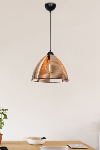 Luna Lighting Tekli Kırmızı Sarkıt Modern Metal Salon-Oturma Odası Avize